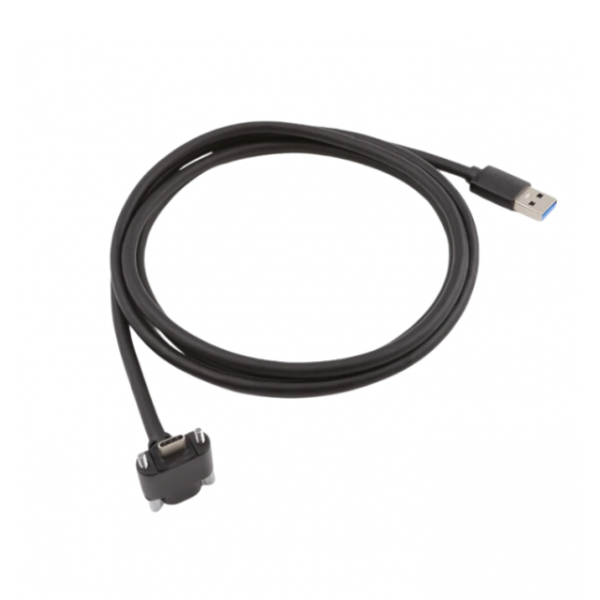 USB 3.0 Type-C 직각 이중 나사 잠금 케이블 thumbnail 2